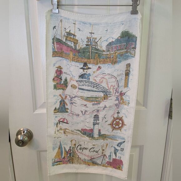 Cape Cod Massachusetts Kitchen Tea Towel - Picture 10 of 10